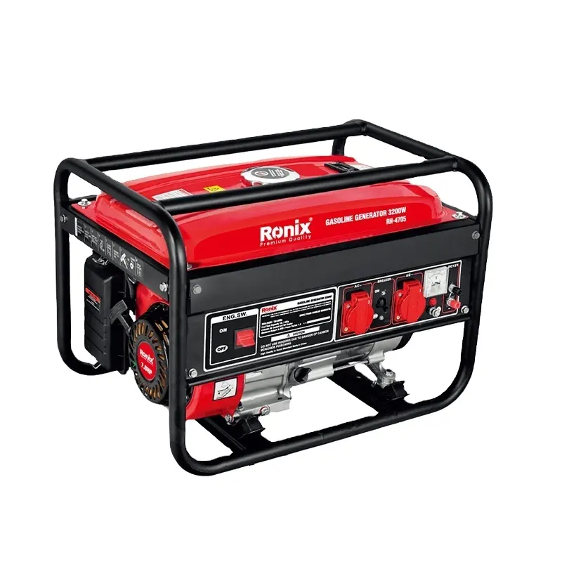 로닉스 재고 RH-4705 220V 15L 탱크 3200W 7000W 공냉식 사일런트 파워 사일런트 가솔린 발전기