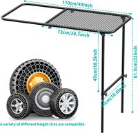 Klappbarer Camping-Tisch, tragbarer Picknick tisch Faltbarer leichter Outdoor für Party Picknick Strand Camping Auto Kochen Strand reifen