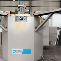 Máquina WEIKE CNC para Fabricación de Ventanas y Puertas, Máquina Hidráulica para Engarzar Esquinas de Perfiles de Aluminio