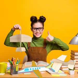 Kit de Modélisme d'Avion en Bois KingWIN – Jouet de Construction DIY en Contreplaqué pour Enfants – Jeu Éducatif à Assembler – Style 1 Style 2 - Product Image 3