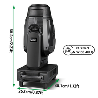 Projecteur LED mobile DMX512 470W GL-470 Spot Beam Wash pour arènes, stades, scènes et événements