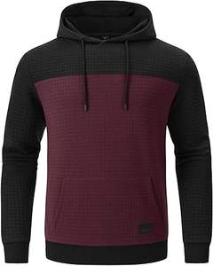 Nouveauté, vêtements pour hommes, vente en gros, OEM, jersey personnalisé, couleur unie, imprimé en relief, 100% polyester, teint en pièce, 340g, séchage rapide, doublé, hiver - Product Image 2