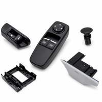 Boîtier de commutateur de lève-vitre électrique de porte de voiture moulé par injection et pièces structurelles en plastique pour l'assemblage