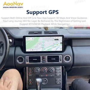 Автомобильный радиоприемник 12,3 дюймов на <span class=keywords><strong>Android</strong></span> для Land Range Rover Vogue L322 V8 2002-2012 сенсорный экран GPS навигация мультимедийный видео Player128G - Product Image 5