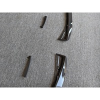 Splitter avant en fibre de carbone sèche de style N amélioré, kit carrosserie lèvre de pare-chocs avant pour Ferrari 296GTB