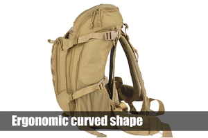Mini sac à dos tactique d'assaut, style national, fermeture éclair Molle, étanche, 55L, Oxford PU Polyester, pour voyages et randonnées en extérieur - Product Image 5