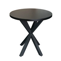 Table basse moderne en pin massif, plateau sans nœuds, couleur noyer, meubles de salon