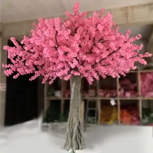 Sen Masine yüksek simülasyon Sakura ağaçları açık peyzaj dekorasyon özel 3.5m yükseklik yapay kiraz çiçekli ağaçlar