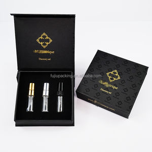 Flacon pulvérisateur miniature <span class=keywords><strong>vide</strong></span> de 2 ml, 3 ml, 5 ml, 10 ml, flacon de parfum en verre avec bouchon doré, argenté ou noir et boîte en papier - Product Image 4