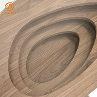 Table basse de luxe moderne et créative, table basse design irrégulière, table centrale de salon luxueuse en verre et bois à vendre