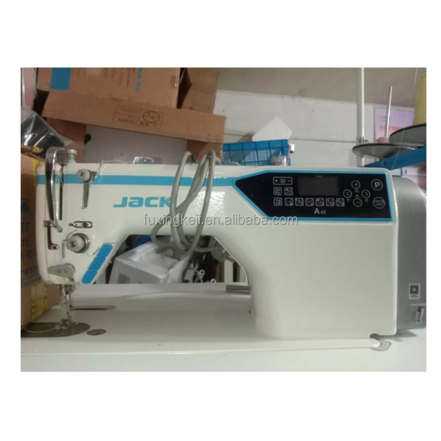 Used JACK A4E Single Needle Lockstitich Sewing Machine Computerized Automatic Manufacture Machine