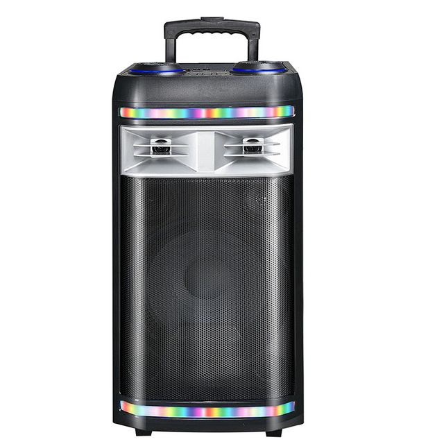 AVCROWNS CH-126 Private Model 12 Inch Trolley BT Speaker Outdoor WoodBT Speaker