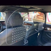 VONVIK Pare-éternuements en acrylique de 4 mm, cloisons en plexiglas pour chauffeur de voiture/taxi