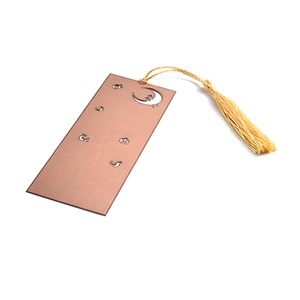 Natural Metal Art Collection Souvenir Gift Custom Pink Ruler Shape Custom <b>Bookmark</b> - Product Image 4