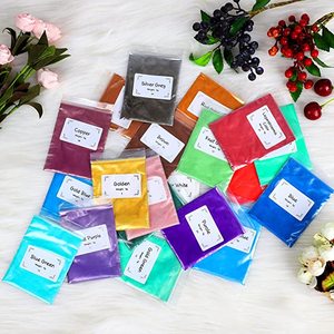 Polvo de pigmento de Mica perla, resina epoxi, pigmento de Mica de grado cosmético, 48 colores, gran oferta - Product Image 2