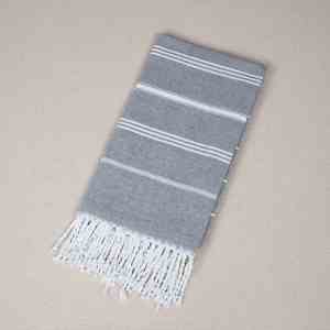 Custom Good Quality Pure Cotton Multi-Size Colorful Jacquard Stripe Turkish <b>Beach</b> <b>Towel</b> With Tassel and <b>Pocket</b> - Product Image 1
