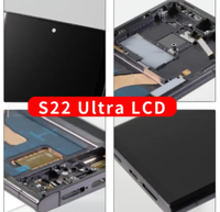 Ensamblaje de Pantalla Táctil OLED Lcd con Marco para Samsung Galaxy S22 Ultra SM-S908B/DS S908N S908U