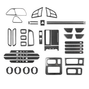 Fibre <span class=keywords><strong>de</strong></span> carbone véritable pour Huawei Aito M7, intérieur complet 2022-2024, accessoires <span class=keywords><strong>de</strong></span> voiture Seres, fibre <span class=keywords><strong>de</strong></span> carbone pour tout l'intérieur - Product Image 1
