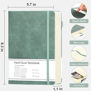 Custom A5 B5 A4 Pu Lined Hardcover Leather <b>Journal</b> Notebook with Pen Holder Gift for Students - Product Image 3