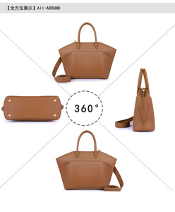Bolsos Cruzados Grandes de Cuero Genuino de Lujo para Mujer, Bolsos de Hombro, Bolsos de Mano, Bolsos Tote - Product Image 3