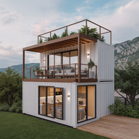Maison portable, fabrication OEM/ODM prise en charge, maison modulaire préfabriquée pliable pour projets mondiaux, maison conteneur pliable