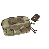 Pochette tactique KRYDEX, mini-sacoche avec porte-cordons TQ et panneau auto-agrippant MC