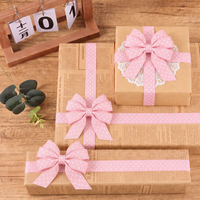 Noeuds en ruban gros-grain imprimé Papillon pour emballage cadeau, décoration de mariage, fête, emballage de nœuds pour cheveux, couleurs personnalisées disponibles