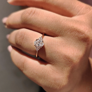 Elegant Lab Grown <b>Diamond</b> Ring Timeless Sparkle Stylish <b>Jewelry</b> Perfect for Weddings Engagements and Romantic Occasions - Product Image 4