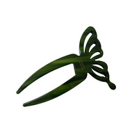 Chinois traditionnel évider papillon bâton de cheveux rétro tête arrière fermoir de cheveux acide acétique sans trace cheveux fourche en forme de U