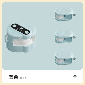 Juguete eléctrico inteligente para gatos con sensor y sonido de pájaros, dispositivo interactivo para mascotas con cuerda enrollable automática, color verde y azul - Product Image 3