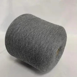 중국 제조업체 뜨개질 장갑 및 직물 직물 용 재생면 폴리에스터 혼합 원사