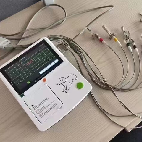 ECG獣医使用モニターEKGマシン獣医ECGマシン動物ペットの心臓モニタリング