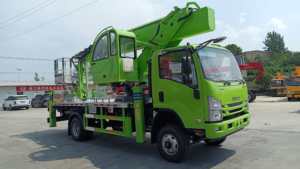 รถบรรทุกติดตั้งแท่นยกไฮดรอลิกดีเซลแบบมีคนควบคุม แขนยืดไสลด์ได้ ความสูง 32 เมตร - Product Image 6