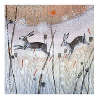 Ever Moment Pintura de Diamantes Animales Campo Nevado Gato Zorro Conejo Estilo Sencillo y Refrescante Colección de Arte Caja Misteriosa Adorable Regalo 5L1525