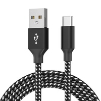 Cable de Datos de Carga Rápida USB-A a Tipo-C de Alta Calidad OEM ODM 2A 10W 1m 2m 3m Personalizado con Trenzado de Nailon y Aleación de Aluminio