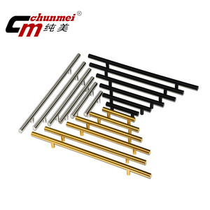 Hiện đại thép không gỉ ngăn kéo xử lý thanh lịch bạc ngăn kéo xử lý bền cửa tủ xử lý cho tủ bếp nâng cấp - Product Image 1