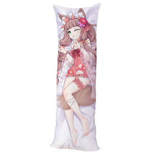 Prix d'usine abordable, sans MOQ, impression personnalisée, coussin de corps 3D Dakimakura avec personnage de dessin animé, célébrité, 100% polyester non toxique - Product Image 5