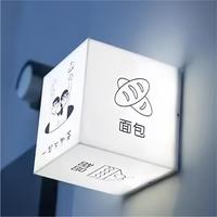 Enseigne lumineuse LED ultra-mince pour extérieur, signalétique commerciale pour magasins et boutiques, logo personnalisé, vente en gros, directement de l'usine