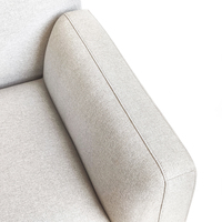 Grand fauteuil surdimensionné moderne à haute résilience rembourré en mousse de cuir artificiel Fauteuil d'appoint Canapé simple avec pieds en métal