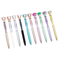 BECOL Creative haut de gamme grand diamant cristal stylo à bille Multi couleurs luxe PlasticTwist stylo à bille avec Logo personnalisé pour les cadeaux
