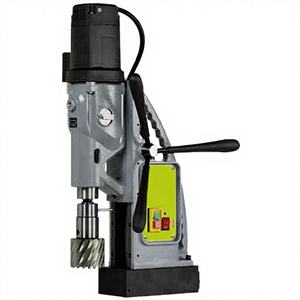 Support de perceuse magnétique automatique TTAKE 80 mm, état neuf, machine de perçage verticale CNC, moteur à engrenages 1800W 220V EAN - Product Image 1