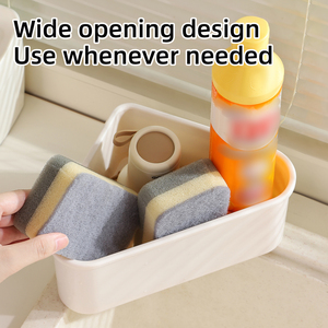 Support OEM Multi Function Triangle Filter Kitchen <b>Sink</b> Storage Basket Organizer Space Saving for Sponge Scrubber Cleaning Brush - Product Image 6