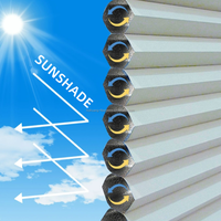 Persianas Modernas de Panal con Función de Protección Solar para Baño y Cocina - Fácil Instalación y 5 Años de Garantía
