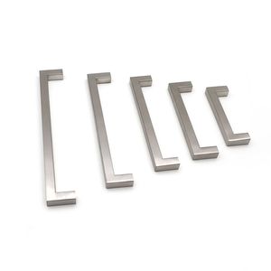 ドアプルハンドル家具キッチンハンドルスクエアステンレス中空起毛ドローキャビネットドア - Product Image 4