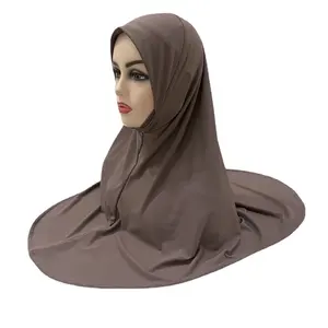 2022 Women Solid Plain Crepe Chiffon Immediately Fast Wedding Hijab Wraps Soft Long Shawls Chiffon Lazy Scarf Instant Hijab