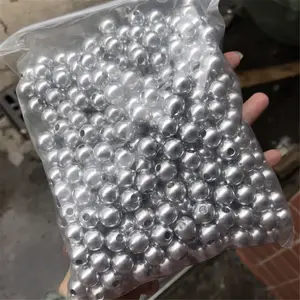 Grosir Bola Aluminium Murni Murni 6Mm 8Mm Dibor dengan Lubang