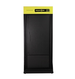 Trung Quốc Bán Buôn Áp Dụng Phun Thép Không Gỉ Vườn Công Cụ Lưu Trữ Giá Pegboard Hiển Thị Giá - Product Image 4