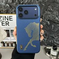 Étui de téléphone de haute qualité avec design plaqué or, simple et professionnel, adapté à l'étui de téléphone iPhone 16 pro