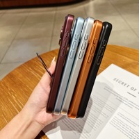 Coque de téléphone antichoc en PC rigide ultra-fine avec support rotatif à 360° pour iPhone 17 18 Pro Max, compatible chargeur sans fil magnétique mat