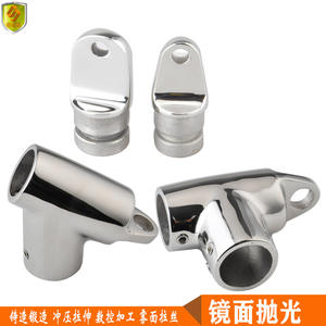 Stainless Steel Two-Way Solid <b>Hardware</b> Parts New Single Double Wire <b>Marine</b> Sliding Cap Fittings for Yachts Fishing Hinged Hinge - Product Image 6